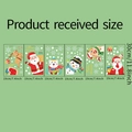 Vistas detalladas de pegatinas navideñas para ventanas con Papá Noel y renos - SDJD043 / 19*30cm