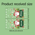 Maßangaben für Weihnachts-Fenstersticker mit Weihnachtsmann- und Weihnachtsbaum-Motiv - 29x60cm*2 Stück (SDJD027UV)