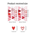 Specifiche dimensionali per adesivi murali a cuore Morandi con misure dettagliate - Combinazione a Cuore (DC32013) / 30x20cm (2 Fogli)