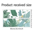 Dimensiones detalladas de los adhesivos de pared de hojas tropicales de 30x90cm en dos hojas - Diseño de 30*90CM*2PCS