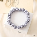 Acrylic soccer ball beaded bracelet for sports fans with a 7cm diameter on display box - Soccer Beaded Bracelet