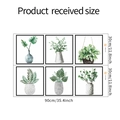 Detalle de vinilos decorativos de plantas tropicales con patrones de monstera e hiedra - Diseño 30x90cm Dos Hojas