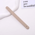 Beige lychee pattern PU leather wrist strap for phone case with reinforced holes - Litchi Texture Style / Beige