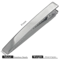 Molletta per capelli in acciaio inox 81mm strumento di sezione per parrucchieri - Clip 81x10mm