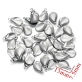 Pendentifs coquillages en acier inoxydable argenté 13x7.5mm pour bijoux DIY - Style Conque (7.5x13mm) / Acier
