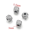 Zilveren bloem tussenkralen van 5.5mm voor het maken van DIY-sieraden en armbanden - Bloem-Staal