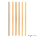 Pack de seis barras de acero inoxidable pulido dorado de 160 mm para hacer pulseras - Ancho 4mm / Rosa oro