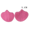 Detailansicht der 5,1 cm rosa Silikonform in Blütenblattform mit naturgetreuer Blattaderung - Blütenblatt Stil (款2)