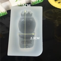Stampo in silicone fai-da-te per fondente a forma di pianta altezza 5cm - Stile Cactus Tondo 3