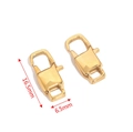 Golden 16.5mm stainless steel lobster clasp connectors for jewelry and bag accessories - Gold (16.5x6.5mm)
