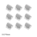 Silver 10.5x8mm stainless steel crimp bead connectors for DIY jewelry making - Compact Style / Silver