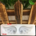 Mini angel wings silicone mold for fondant and cake decorating 4cm by 2cm size - Style 1