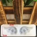 Translucent wing shaped silicone mold for fondant and DIY crafts 3cm size - Style 2