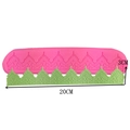 Moule dentelle en silicone rose pour gâteaux et pâte à sucre, 20cm x 3cm - Style de Dentelle Géométrique (Style 2)