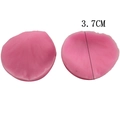Detailansicht der doppelseitigen Blatt-Silikonform für Fondant mit 3,7 cm Durchmesser - Muschelform (Nr. 7)