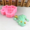 3D Frosch Silikonform für DIY Seife, Schokolade und Fondant mit realistischem Froschmodell - Rosa