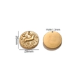 20mm 18K gold plated stainless steel Capricorn zodiac charm for DIY jewelry - Single Piece / Gold-Aries