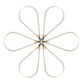 Σετ έξι χρυσών μεταλλικών κρίκων σε σχήμα δάκρυ για δημιουργία κοσμημάτων DIY - Χρυσό