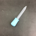 Pipetta in silicone azzurro con scala graduata da 5 ml per strumenti fai da te - Blu