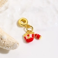 DIY Emaille-Anhänger Pommes und Getränk für Armbänder mit großen Perlenlöchern - Hase Pommes & Rote Flasche Stil (ZYN-DMK1034G-1)