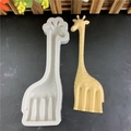 Stampo in silicone a forma di giraffa per decorazioni in fondente e gesso fai-da-te - Stile Giraffa di Grandi Dimensioni