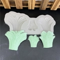 Stampo in silicone per forme di erba e foglie con dettagliate venature per decorazioni dolci - Stampo Stile 1