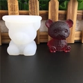 Molde de silicona para cubitos de hielo oso 3D y figura de oso para bebidas - Molde de Oso de Hielo