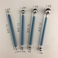 Set of 4 stainless steel ball stylus tools for fondant cake decorating and clay sculpting - Blue Handle Ball Stylus Tools (1483) / Blue