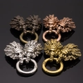 Schedel veerring sieradensluitingen in brons, roségoud, zilver en goudkleur - Grote Indiase Verentooi Schedel Stijl / Meerkleurig