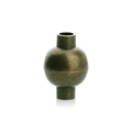 Macro-opname van 10x14,5 mm vintage bronzen magneetsluiting voor DIY sieraden - Cyaan brons
