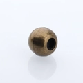 Macro shot of vintage bronze magnetic jewelry clasp for DIY bracelets and necklaces - Round Bronze