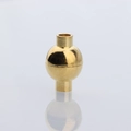 Gouden 10*14,5mm bolvormige magneetsluiting voor handgemaakte armbanden en kettingen - Antiek Goud