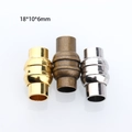 Chiusure magnetiche per gioielli in tre colori, dimensioni 18x10x6mm per braccialetti - 18*10*6mm / Argento