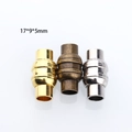 Dettaglio delle chiusure magnetiche 17x9x5mm per gioielli in oro, bronzo e argento - 17*9*5mm / Argento