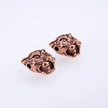 Perline a testa di tigre in rame antico per bracciali DIY e creazione gioielli - Oro Rosa Antico