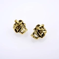 Gothic punk gold skull beads made of zinc alloy for DIY jewelry and bracelet making - Antique Gold