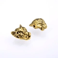 Vintage antique gold tiger head metal beads for DIY jewelry and bracelet making - Antique Gold