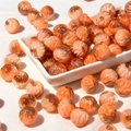 Artistic oil painting style orange acrylic beads for DIY mobile phone chain making - Price per Piece / Orange Coffee