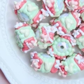 Perles macaron à relief 3D irisées pour bijoux DIY aux tons menthe et rose pastel - Perle Blanche Crème Verte Fleur Rose Blanche