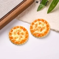 Miniature resin biscuit charms with realistic texture for DIY crafts and accessories - Sold by Piece / Original Flavor Biscuit