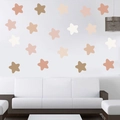 Adesivi Murali a Forma di Stella in Toni Caldi per Cameretta dei Bambini - Stelle Morandi (KL-D003) / Grande