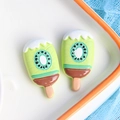 Ciondoli ghiacciolo al kiwi in resina per custodie fai-da-te e accessori per capelli - Kiwi