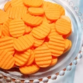 Resin simulation wavy potato chips accessory for DIY phone cases and hair clips - Crinkle Cut Potato Chip