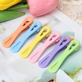 Set van 6 kleurrijke haarclips in macaron-kleuren met matte afwerking voor haar - 1.3x6.1cm Hoge Kwaliteit / Meerkleurig