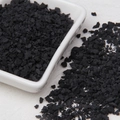 Macro detail of irregular black faux chocolate crumbs and crumbs for DIY crafting deco - 10g Per Pack / Black