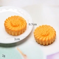 Λήψη macro από μινιατούρες μπισκότα ρητίνης 2cm για DIY κατασκευές και αξεσουάρ μαλλιών - Στρογγυλό Μπισκότο Στροβιλισμού