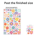 Wasserdichte Gänseblümchen Wandaufkleber Set für Schlafzimmer Deko mit 9 Blättern - Weiße Folie Gänseblümchen Blume (KS6841)