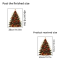 Zelfklevende kerstboom muursticker met ornamenten en geschenken voor decoratie - Kerstboom Cadeau (SD-108) / SD-108 Kerstboom Cadeau 40*50CM Verpakt