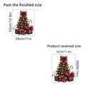 Weihnachtsbaum Wandtattoo mit Geschenken und Schleifen für Wohnzimmer Dekoration - Weihnachtsbaum Geschenk Stil (SD-110)