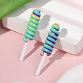 Bunte Regenbogen-Lutscher-Anhänger aus Harz für DIY-Schmuck und Kinderaccessoires - bunt